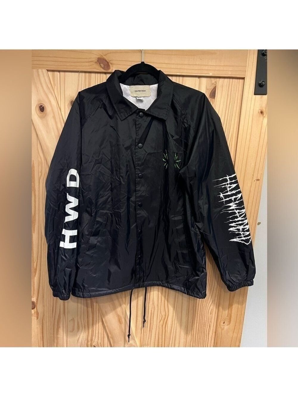 HWD Halfway Dead Graphic Windbreaker Streetwear